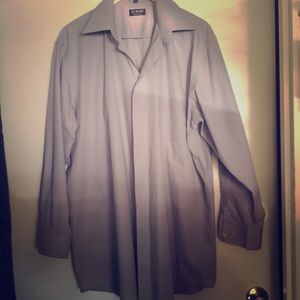 Milani men’s button downSize17 1/2 34/35 gray
